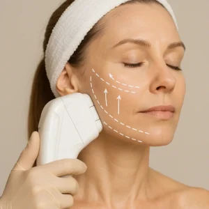 Woman having HI-FU to reduce wrinkles call LA LIPO Horley Now!