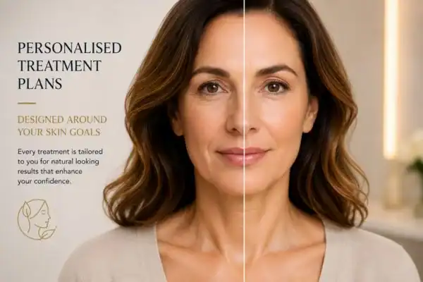 Before and after results of Collagen Lift Therapy Horley